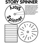Story Spinner Coloring Page | crayola.com