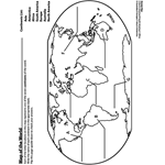 World Map Coloring Page | crayola.com