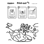 See-Thru Light Designer Scene - Whale Spout Coloring Page | crayola.com