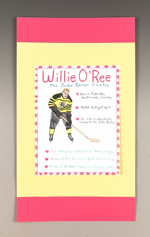 Hurray for Hockey’s Willie O’Ree Craft | crayola.com