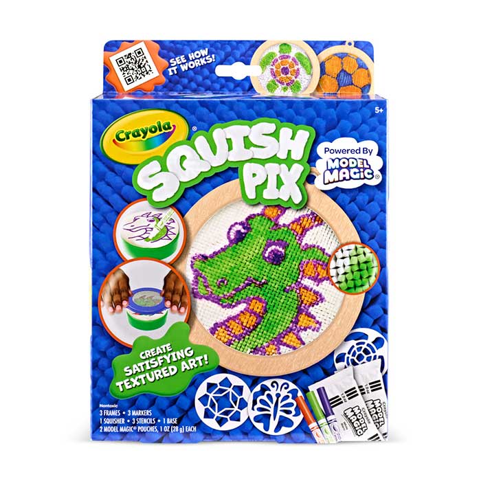 Squish Pix - 3D Art for Kids front view.