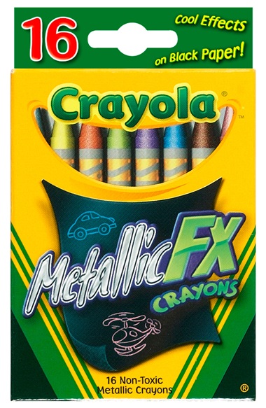 Metallic FX Crayons - Regular Size 16 ct. - Crayola