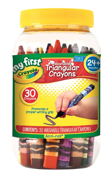 My First Crayola Washable Triangular Crayons 30ct. Product | crayola.com