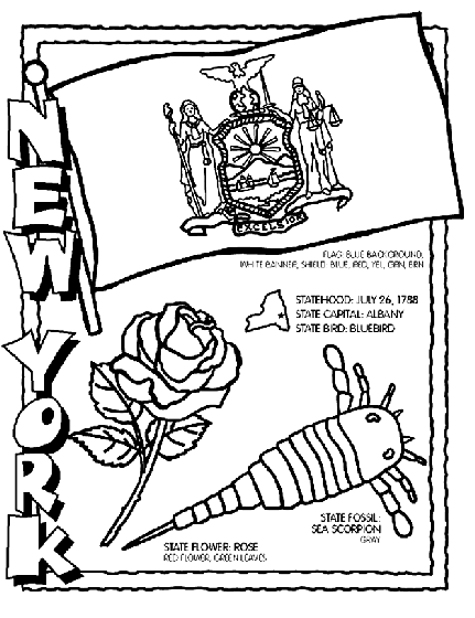York Coloring Page Crayola Book Pages