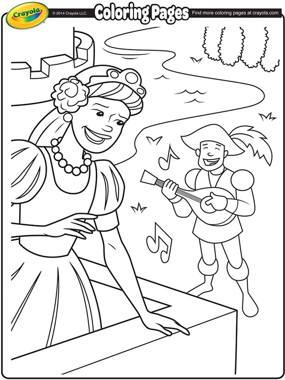 Princess Coloring Page crayolacom