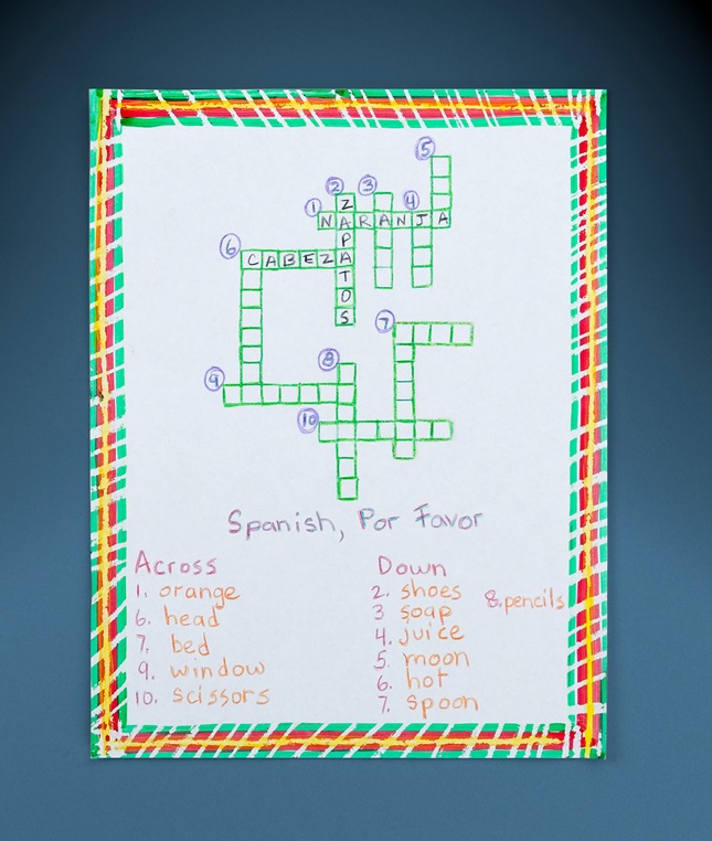 Bilingual Crossword Puzzle | crayola.com