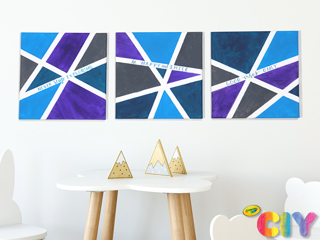 Color Block Painting Craft