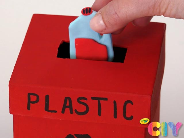 Cardboard Recycling Game, Craft, , Crayola CIY, DIY Crafts  for Kids and Adults