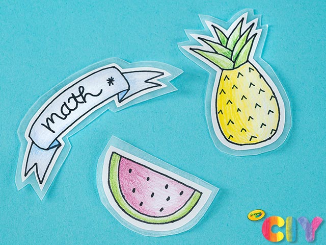 DIY STICKERS!! fast and easy!! MAKE STICKERS IN SECONDS!! 