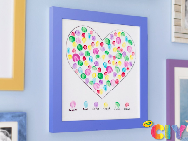 Heart Thumbprint Art Craft