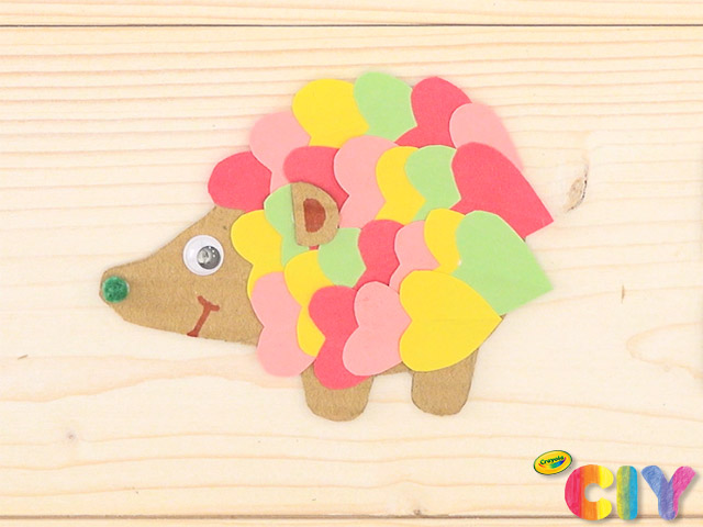 Heart hedgehog hot sale craft