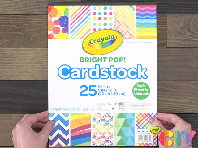 Crayola bright deals pop cardstock