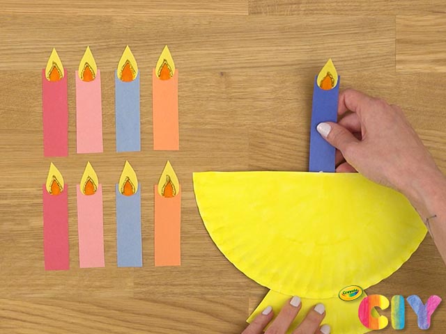 Popsicle Stick Menorah - Childhood Magic