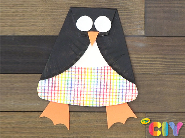 Penguin Paper Plate Animal_Step 05