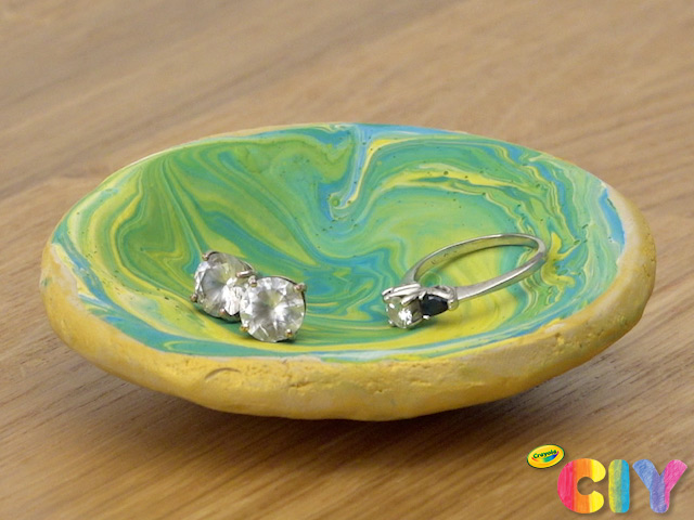 DIY Air Dry Clay Jewelry Bowls