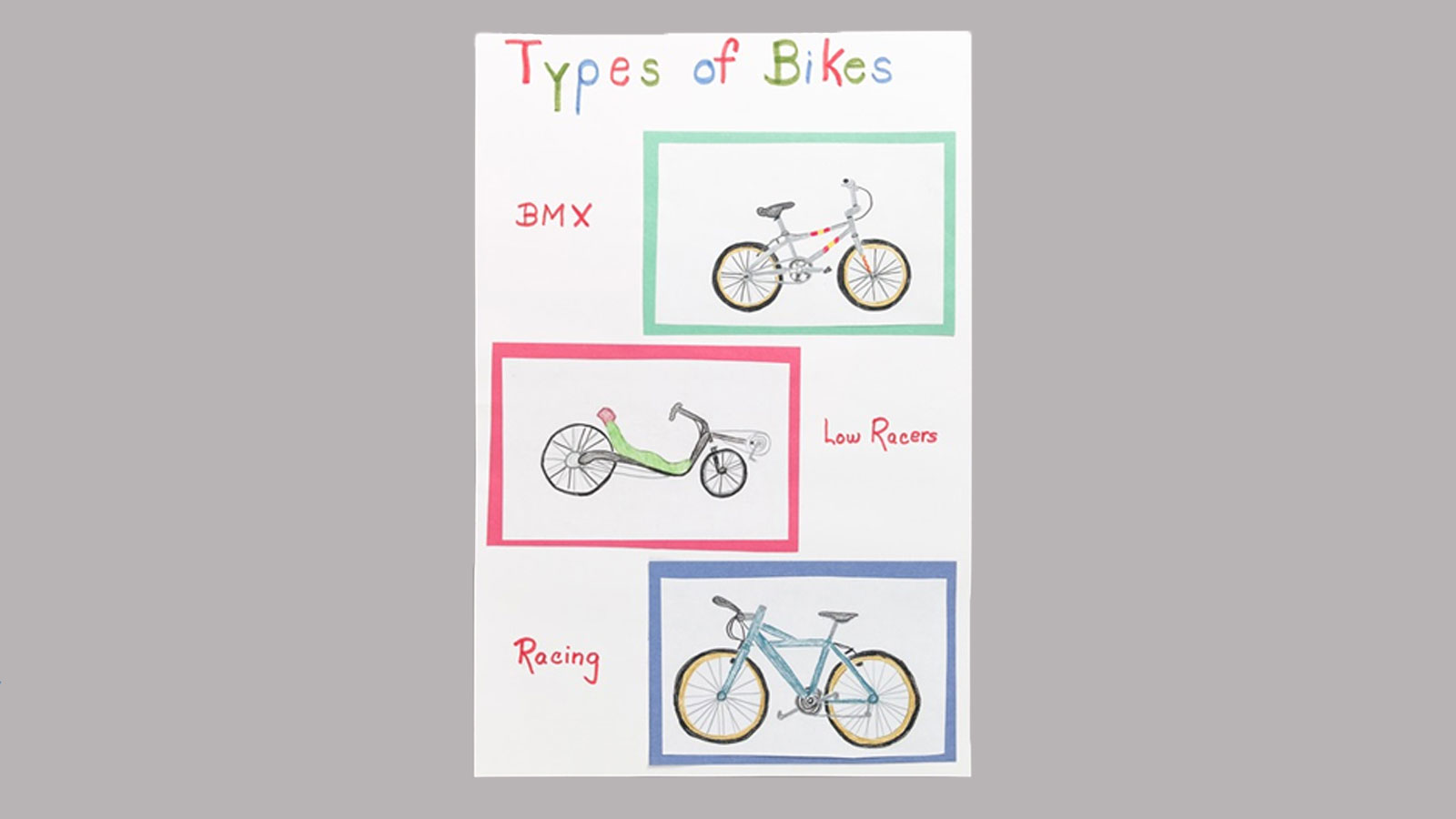 Cool Bikes CIY Poster Frame