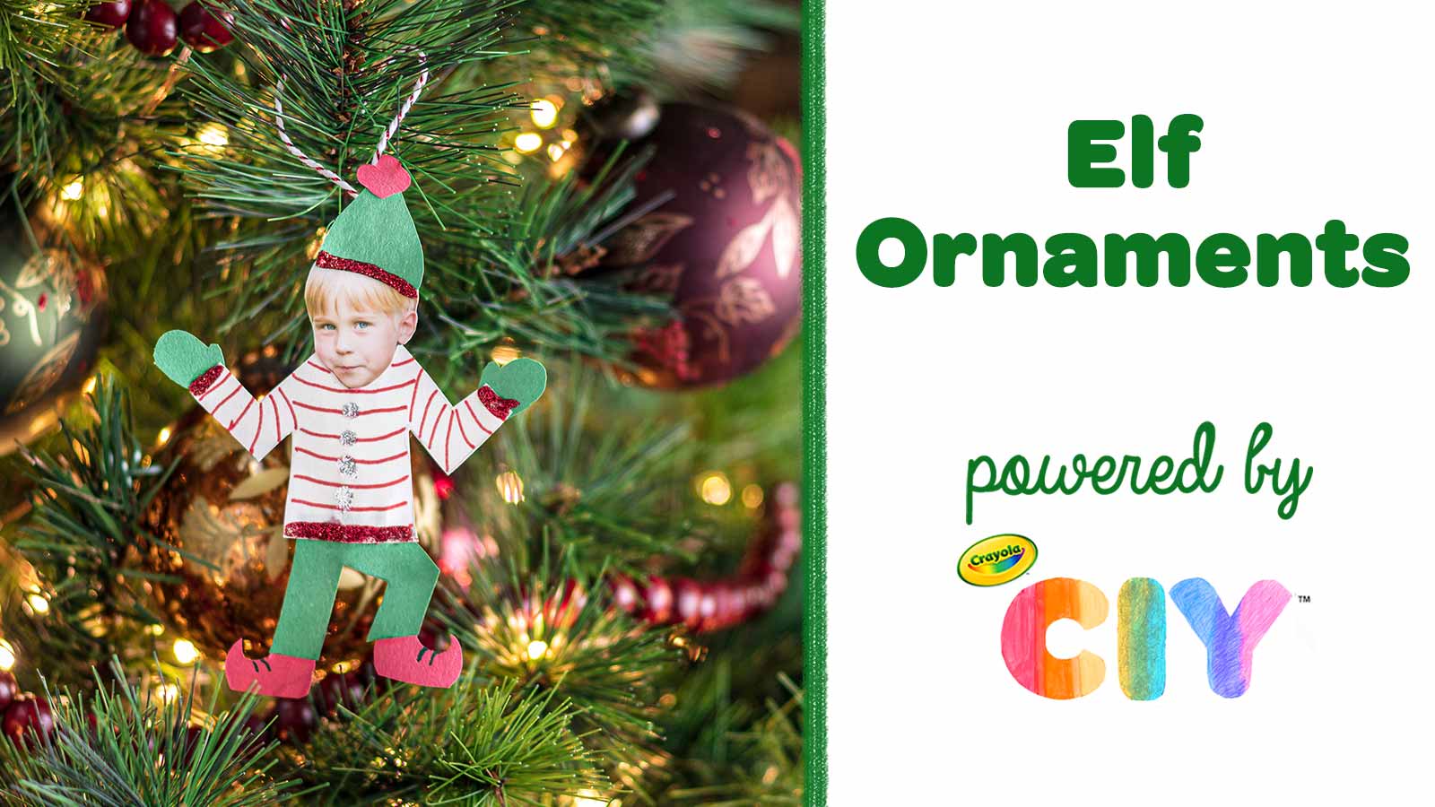 Christmas Elf Ornaments, DIY Ornaments | Crafts | Crayola.com ...
