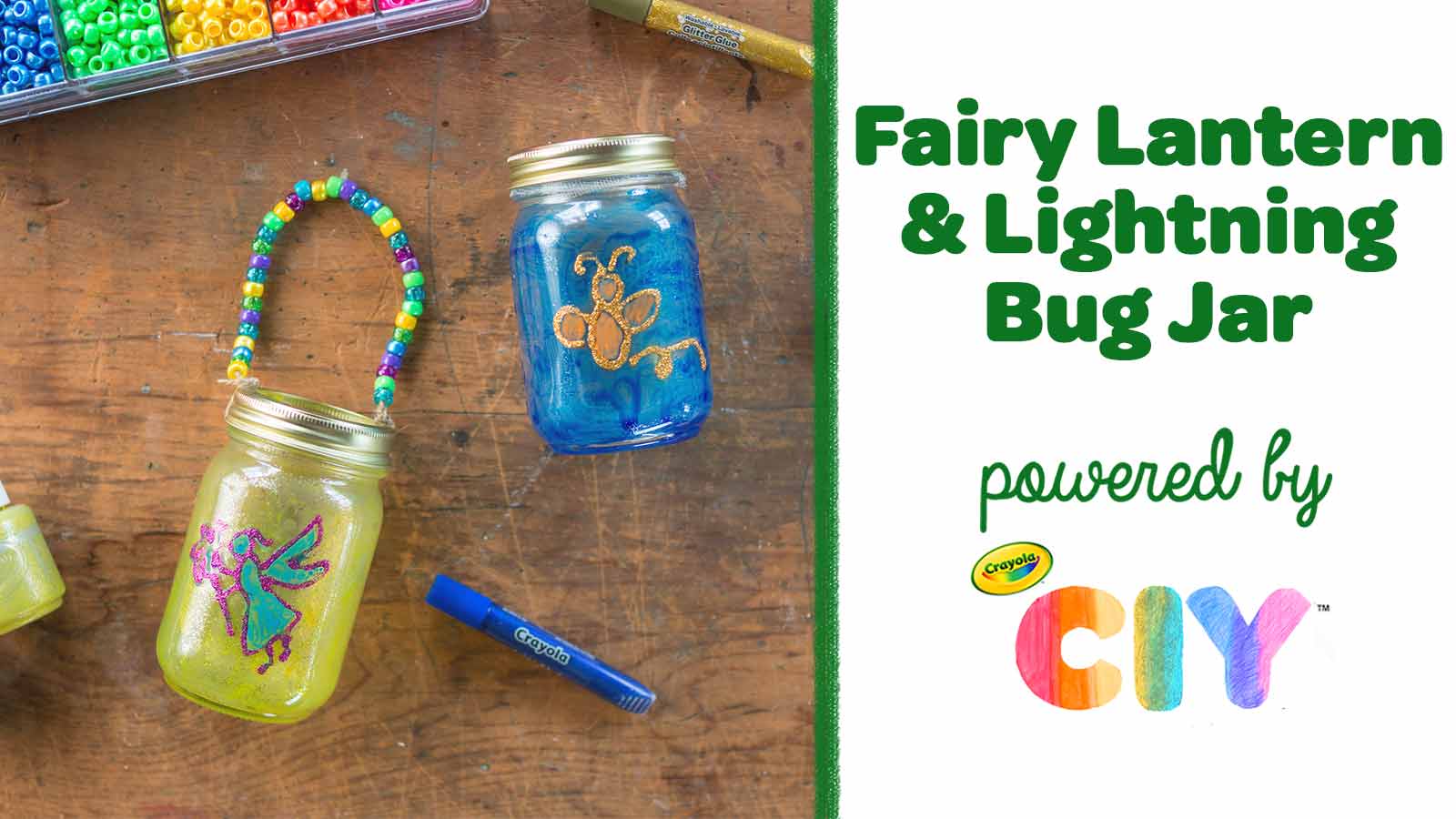 Fairy Lantern and Lightning Buy Jar CIY Video Poster Frame