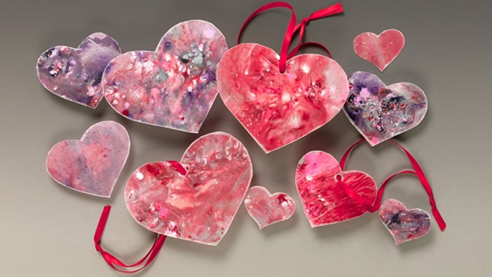 Valentine Suncatchers  What Can We Do With Paper And Glue