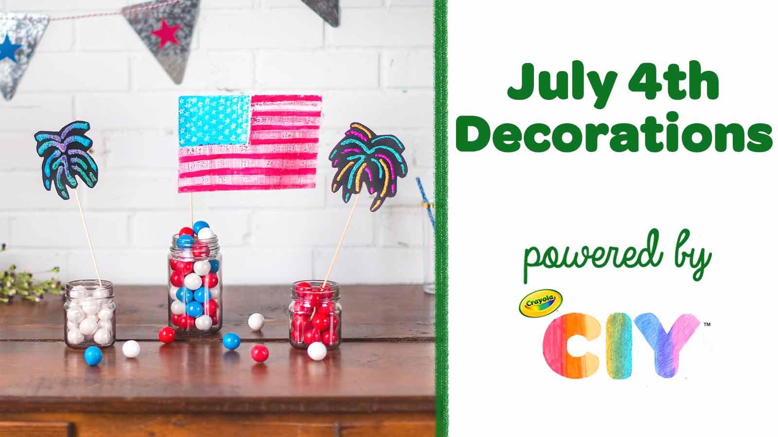 July 4th Decorations CIY Video Poster Frame