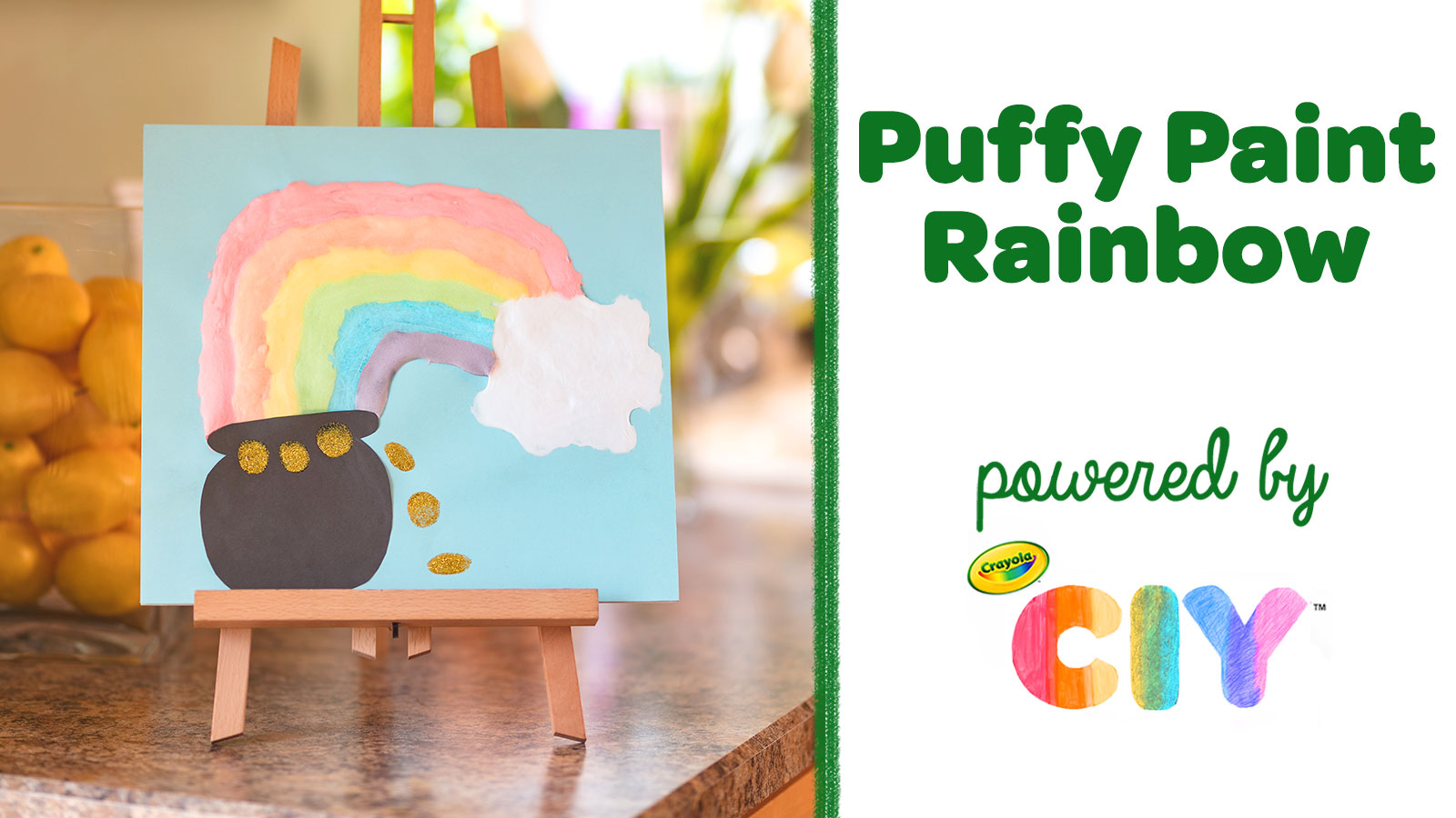 Puffy Paint Rainbow