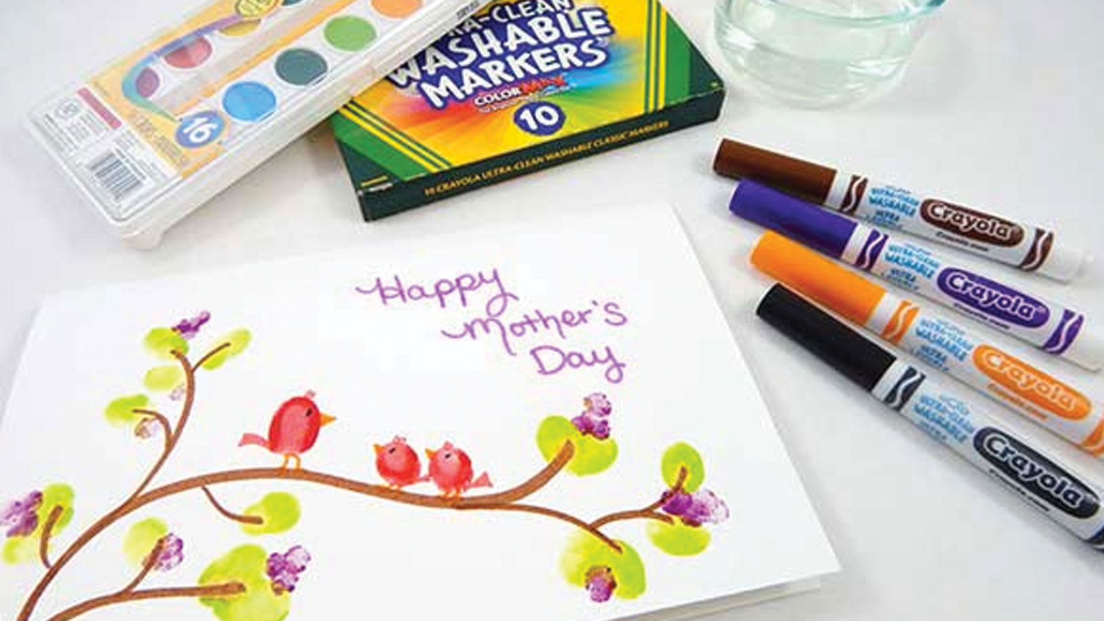 Thumbprint Mother Day Card