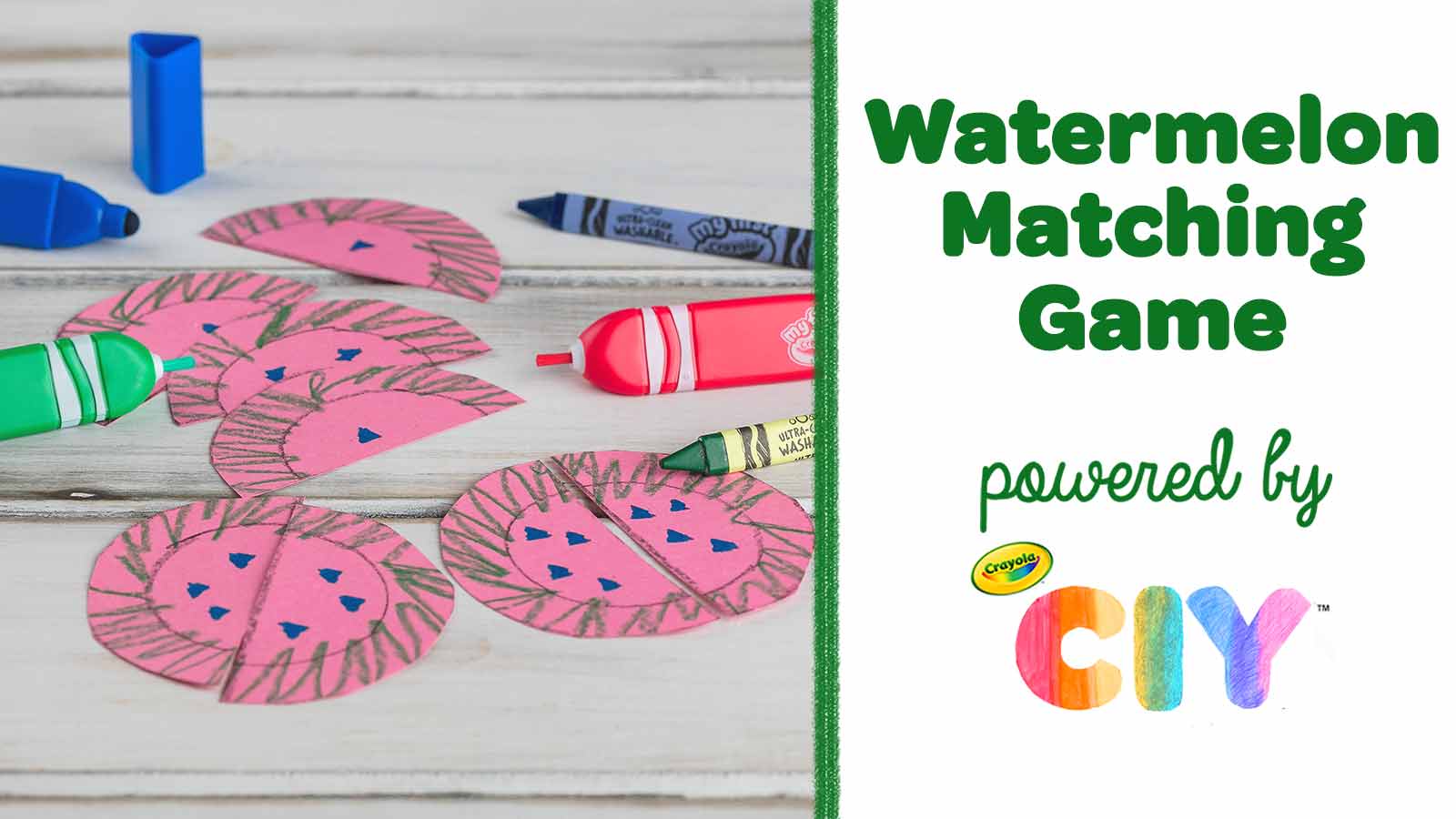 Watermelon Matching Game CIY Video Poster Frame
