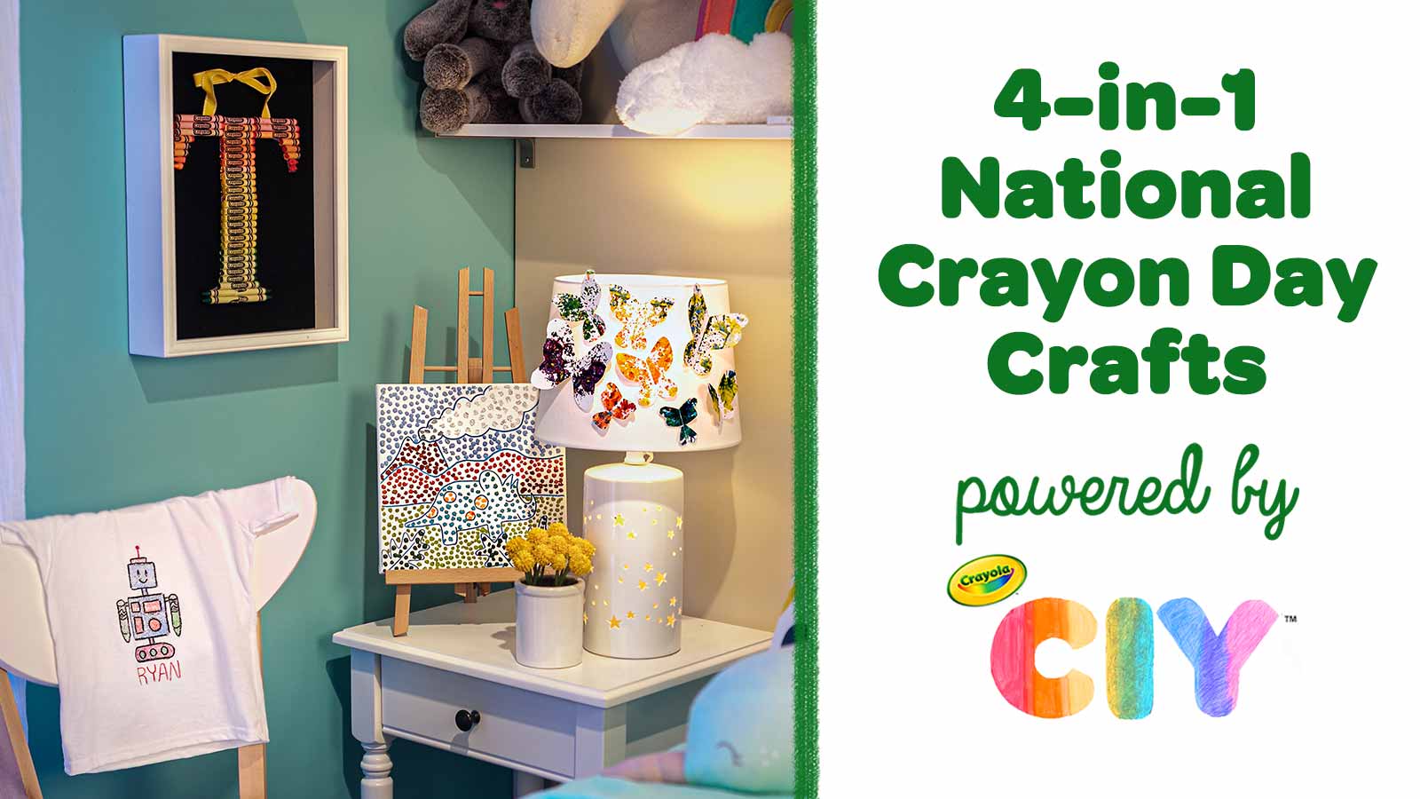 4-in-1 National Crayon Day Crafts_Poster Frame