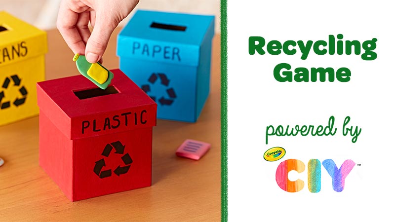 DIY　Craft　CIY,　Cardboard　and　Recycling　Game　Adults　for　Crayola　Crafts　Kids
