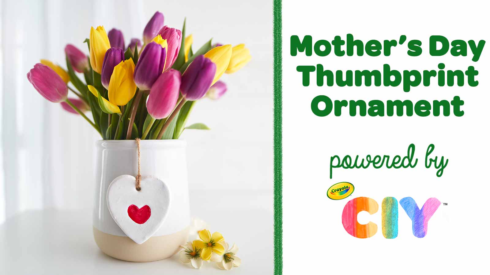 Mothers Day Thumbprint Ornament_Poster Frame