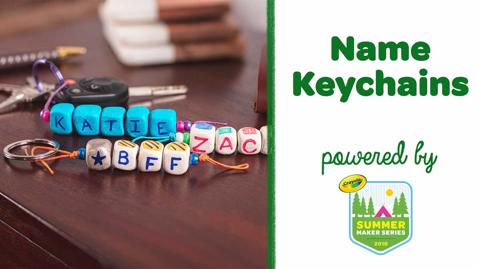 How To Make Letter Bead Keychain, DIY Tutorial, Personalized Name  Keychain