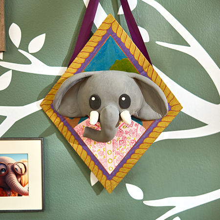 Air Dry Clay and Model Magic Animal Portraits