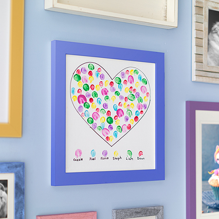 Heart Thumbprint Art Product Card