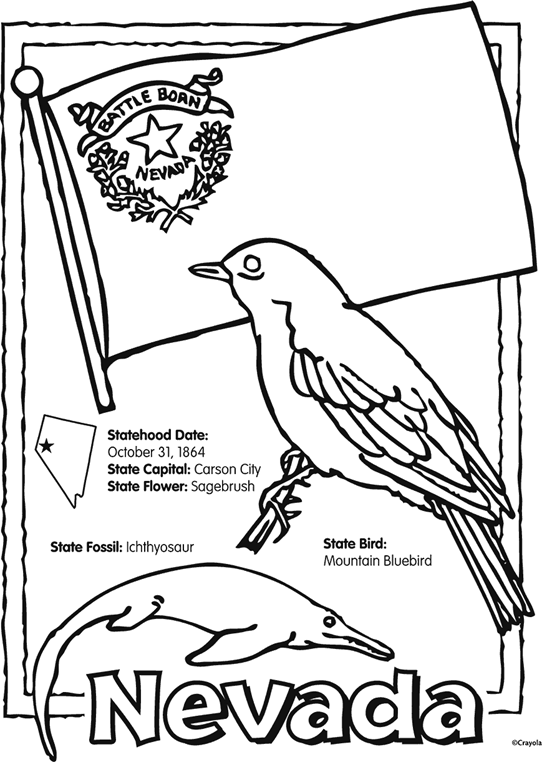 reno nevada coloring pages