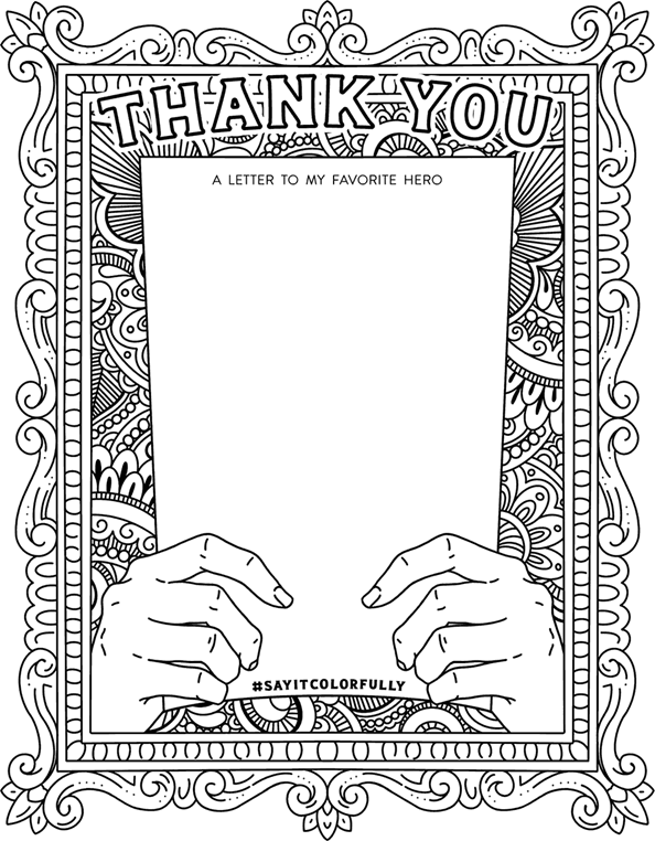 7 Free Printable Thank You Coloring Pages Printable Coloring Cards Free