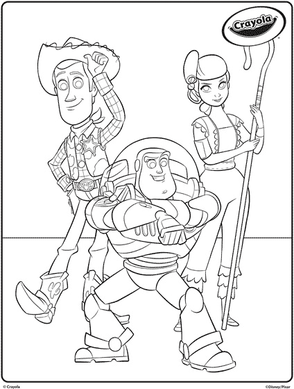 toy story 4 colouring book