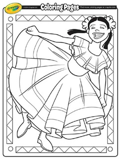fiesta bible school coloring pages