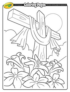 easter story coloring pages