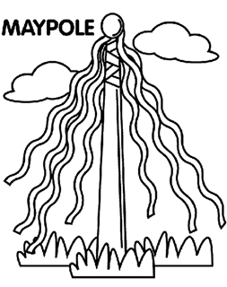 free may day coloring pages