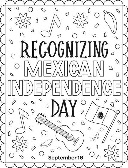 hispanic flags coloring pages