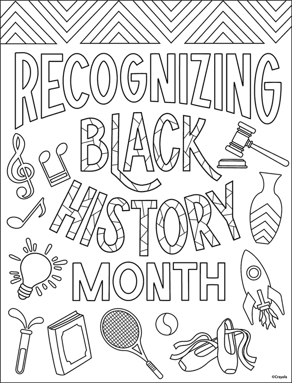 Black Coloring Pages