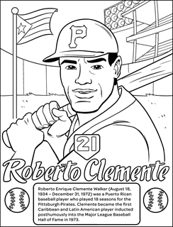 jackie robinson coloring page