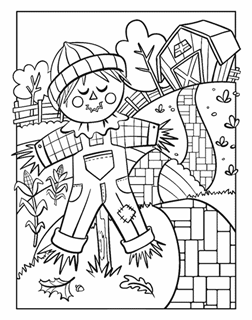 barnyard coloring pages characters