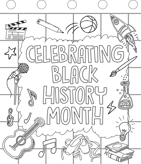 Celebrating Black History Month Free Coloring Page | Crayola.com ...
