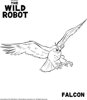 The Wild Robot - Falcon