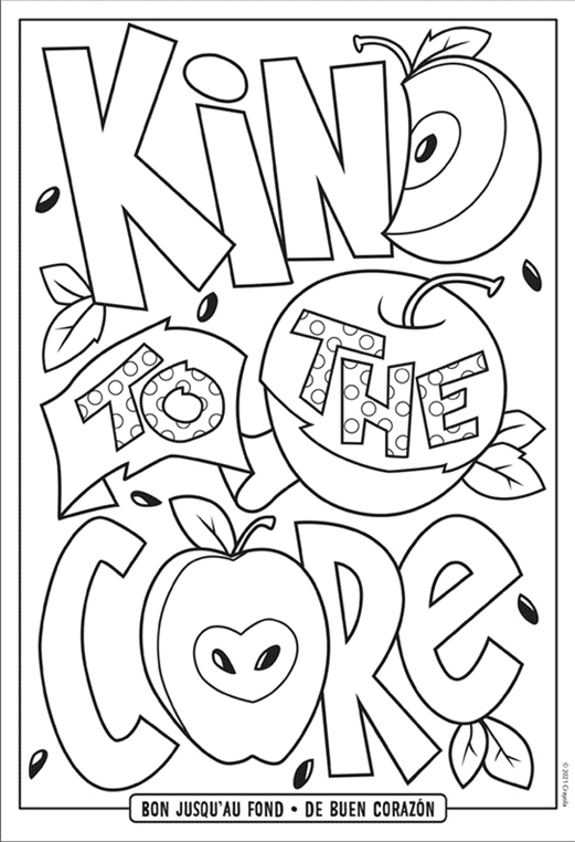 coloring pages with words printable