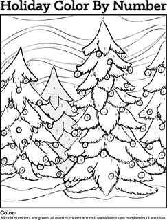 Drawings To Paint & Colour Christmas - Print Design 013