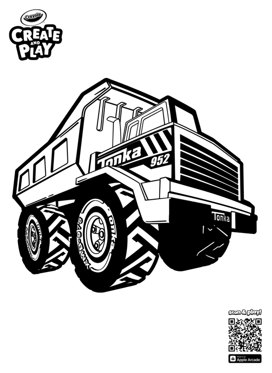 big truck coloring pages for kids