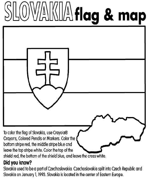 Download Slovakia Coloring Page | crayola.com