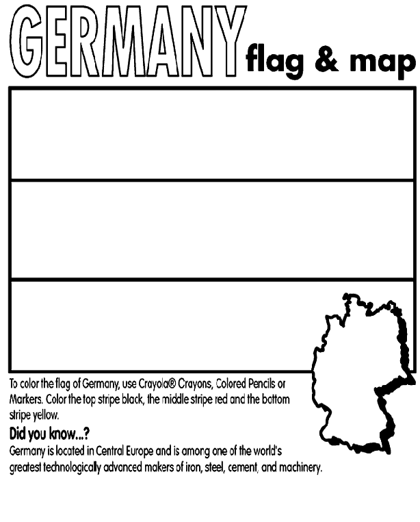 Germany Coloring Page crayolacom